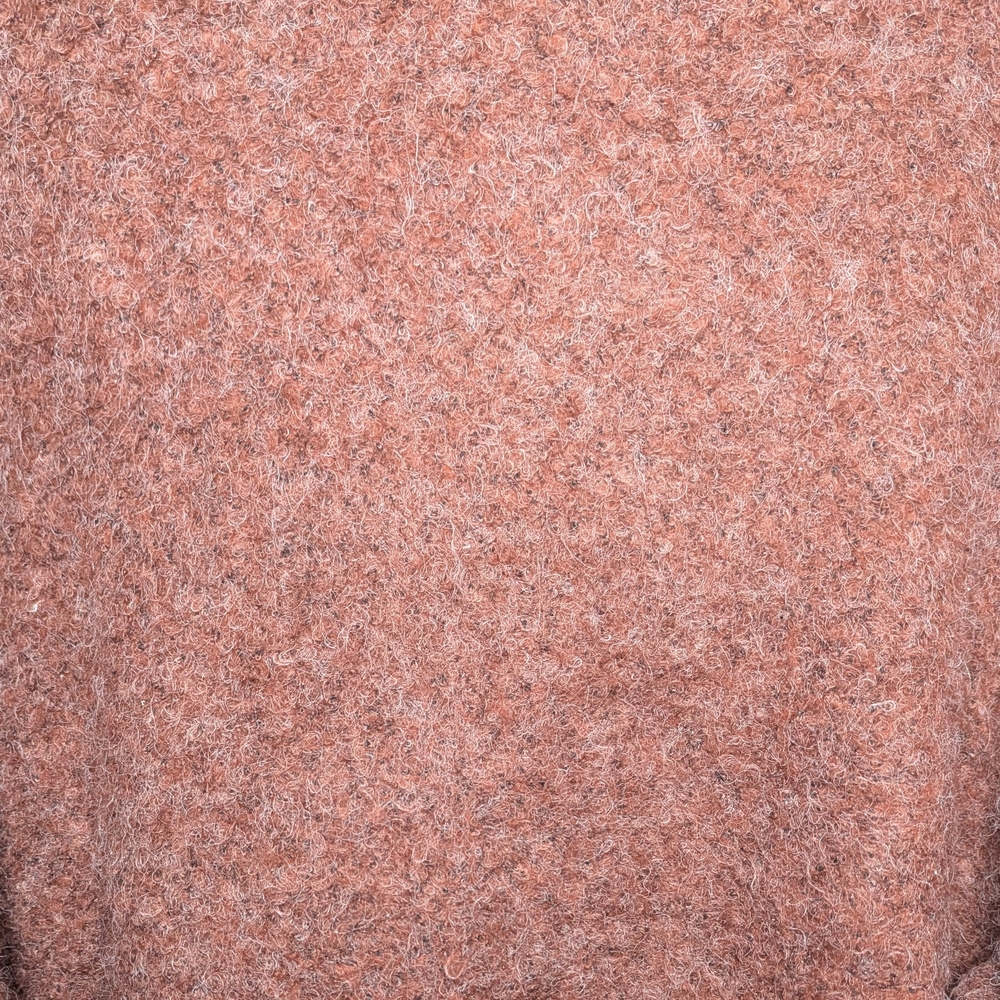 Free People Mila Hoodie Sweater Size Small Cherry Mahogany Oversized Boucle Knit - Picture 8 of 14